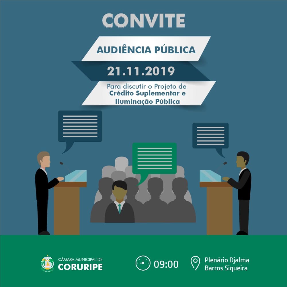 Imagem da notícia: Presidente convida população de Coruripe para audiência pública dia 21 de novembro