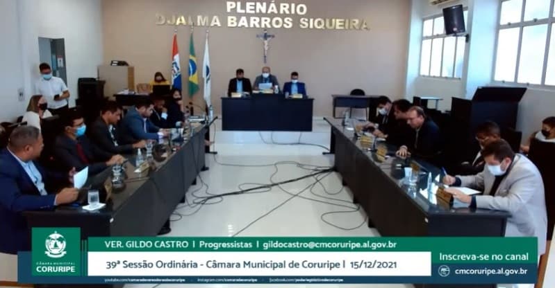Imagem da notícia: Vereadores promovem última Sessão de 2021 com aprovação do rateio do Fundeb