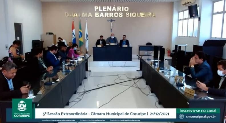 Imagem da notícia: Sessão Extraordinária aprova Projetos do Executivo para a população de Coruripe