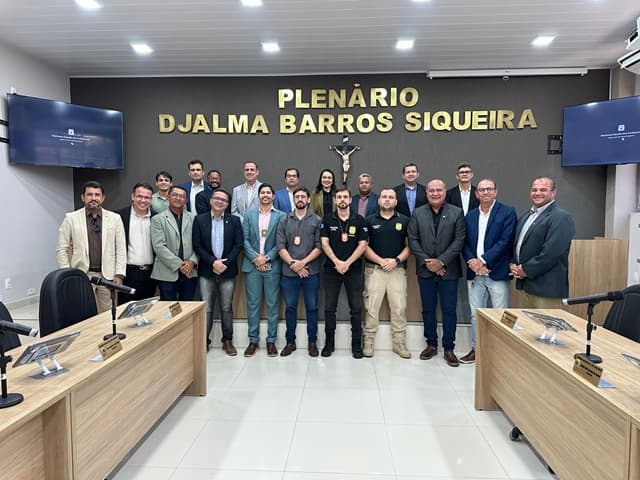 Imagem da notícia: Novos delegados da Polícia Civil participam da 53ª Sessão Ordinária da Câmara de Coruripe